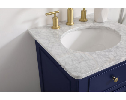 Elegant Otto 19" Single Bathroom Vanity Set - Blue (VF12319BL)