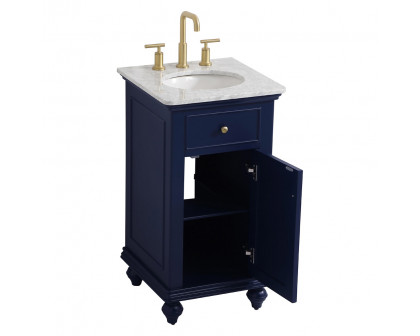 Elegant Otto 19" Single Bathroom Vanity Set - Blue (VF12319BL)