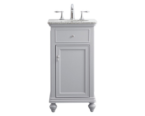 Elegant Otto 19" Single Bathroom Vanity Set - Gray (VF12319GR)