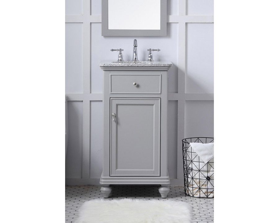 Elegant Otto 19" Single Bathroom Vanity Set - Gray (VF12319GR)