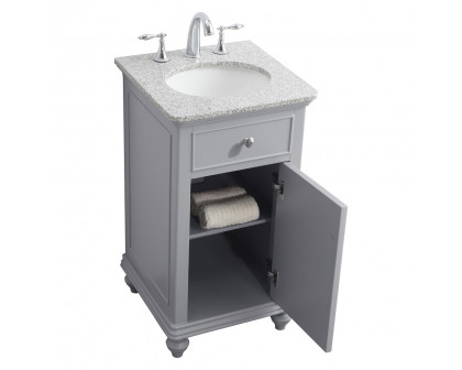 Elegant Otto 19" Single Bathroom Vanity Set - Gray (VF12319GR)