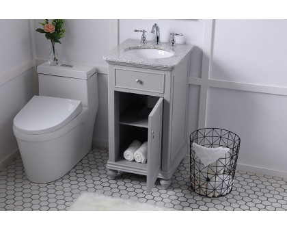 Elegant Otto 19" Single Bathroom Vanity Set - Gray (VF12319GR)