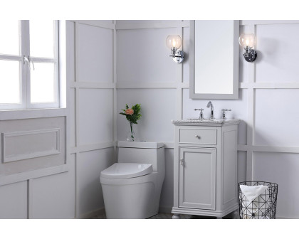 Elegant Otto 19" Single Bathroom Vanity Set - Gray (VF12319GR)