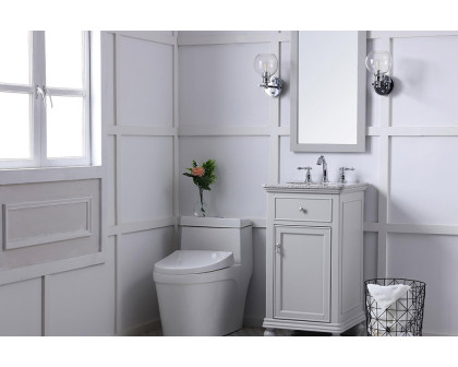 Elegant Otto 19" Single Bathroom Vanity Set - Gray (VF12319GR)