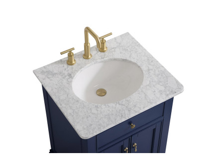 Elegant Otto 24" Single Bathroom Vanity Set - Blue (VF12324BL)