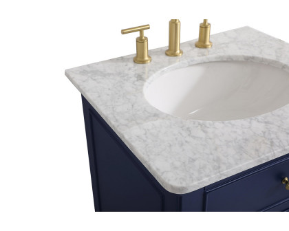 Elegant Otto 24" Single Bathroom Vanity Set - Blue (VF12324BL)