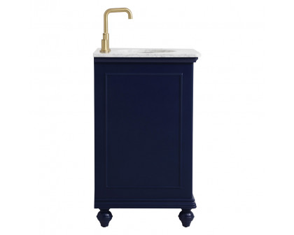 Elegant Otto 24" Single Bathroom Vanity Set - Blue (VF12324BL)