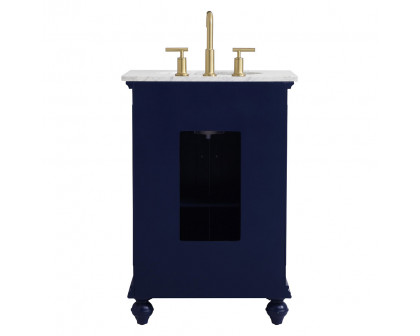 Elegant Otto 24" Single Bathroom Vanity Set - Blue (VF12324BL)