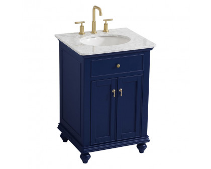 Elegant Otto 24" Single Bathroom Vanity Set - Blue (VF12324BL)