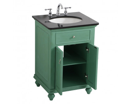 Elegant Otto 24" Single Bathroom Vanity Set - Vintage Mint (VF12324VM)