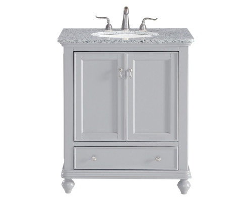 Elegant Otto 30" Single Bathroom Vanity Set - Gray (VF12330GR)