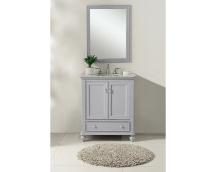 Elegant Otto 30" Single Bathroom Vanity Set - Gray (VF12330GR)