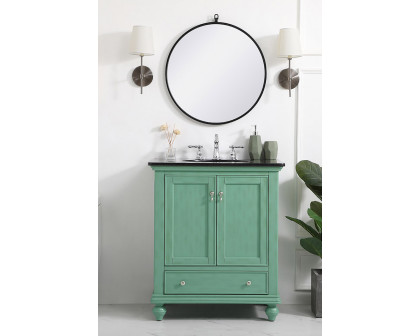 Elegant Otto 30" Single Bathroom Vanity Set - Vintage Mint (VF12330VM)