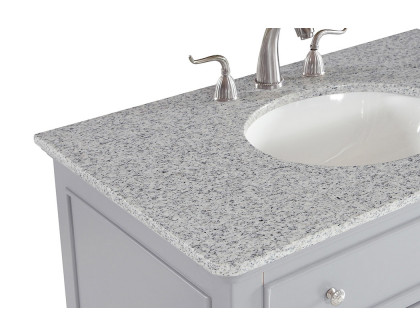 Elegant Otto Single Bathroom Vanity Set - Gray, L 36" (VF12336GR)