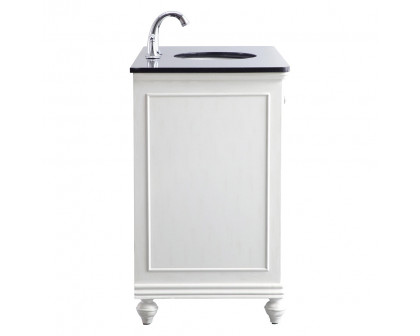 Elegant Otto Single Bathroom Vanity Set - Antique White, L 42" (VF12342AW)