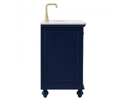 Elegant Otto Single Bathroom Vanity Set - Blue, L 42" (VF12342BL)