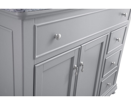 Elegant Otto Single Bathroom Vanity Set - Gray, L 42" (VF12342GR)