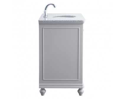 Elegant Otto Single Bathroom Vanity Set - Gray, L 42" (VF12342GR)