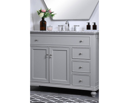 Elegant Otto Single Bathroom Vanity Set - Gray, L 42" (VF12342GR)