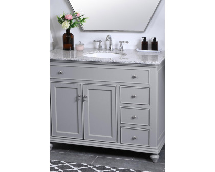 Elegant Otto Single Bathroom Vanity Set - Gray, L 42" (VF12342GR)