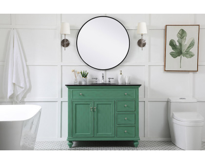 Elegant Otto Single Bathroom Vanity Set - Vintage Mint, L 42" (VF12342VM)