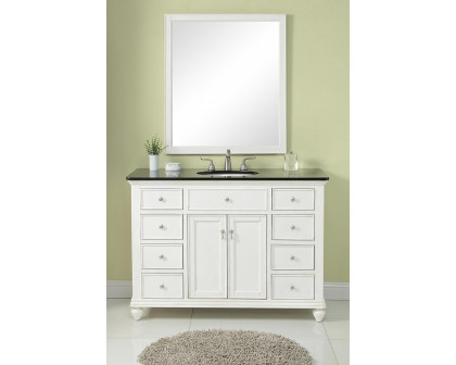 Elegant - Otto 8 Drawer Rectangle Single Bathroom Vanity Sink Set