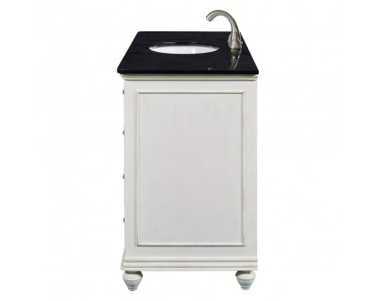 Elegant - Otto 8 Drawer Rectangle Single Bathroom Vanity Sink Set