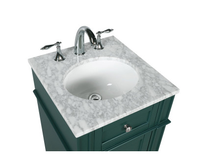 Elegant Single Bathroom Vanity Set - Green, L 18" (VF12518GN)