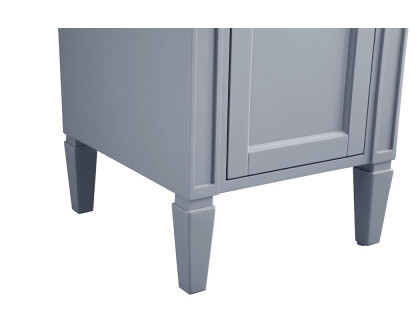 Elegant Single Bathroom Vanity Set - Gray, L 18" (VF12518GR)