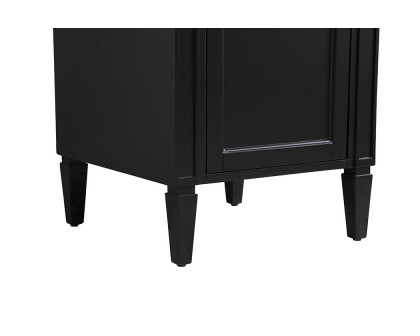 Elegant Single Bathroom Vanity Set - Black, L 21" (VF12521BK)