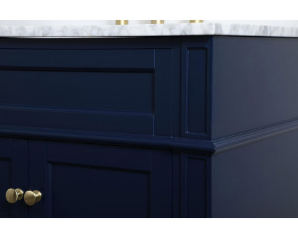 Elegant Single Bathroom Vanity Set - Blue, L 30" (VF12530BL)