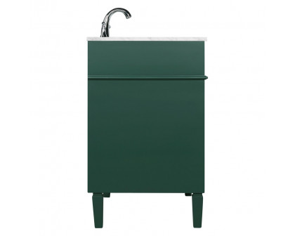 Elegant Single Bathroom Vanity Set - Green, L 30" (VF12530GN)