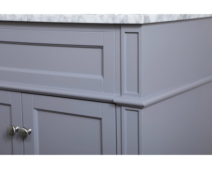 Elegant Single Bathroom Vanity Set - Gray, L 30" (VF12530GR)