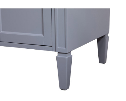 Elegant Single Bathroom Vanity Set - Gray, L 30" (VF12530GR)