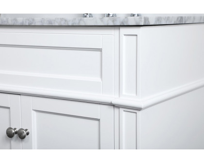 Elegant Single Bathroom Vanity Set - White, L 30" (VF12530WH)