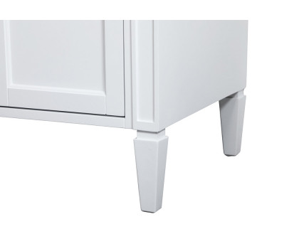 Elegant Single Bathroom Vanity Set - White, L 30" (VF12530WH)