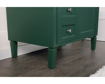 Elegant 32" Single Bathroom Vanity Set - Green (VF12532GN)