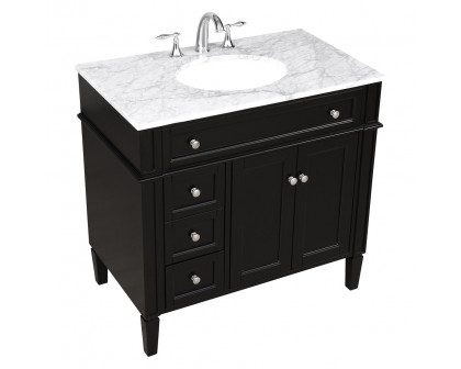 Elegant - Single Bathroom Vanity Set (PNT-VF12536)