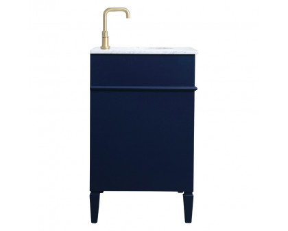 Elegant Single Bathroom Vanity Set - Blue, L 36" (VF12536BL)