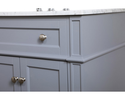 Elegant Single Bathroom Vanity Set - Gray, L 36" (VF12536GR)