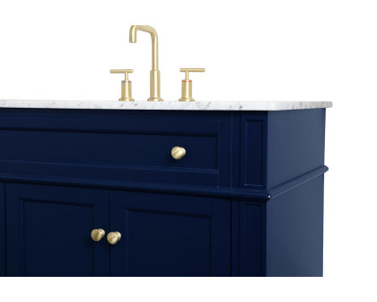 Elegant Single Bathroom Vanity Set - Blue, L 40" (VF12540BL)