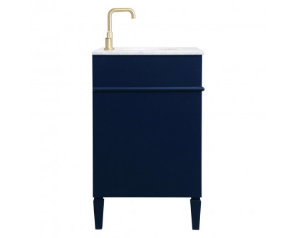 Elegant Single Bathroom Vanity Set - Blue, L 40" (VF12540BL)