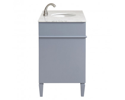 Elegant Single Bathroom Vanity Set - Gray, L 40" (VF12540GR)