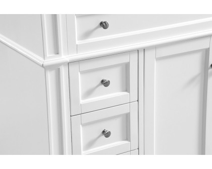 Elegant Single Bathroom Vanity Set - White, L 40" (VF12540WH)