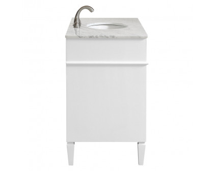 Elegant Single Bathroom Vanity Set - White, L 40" (VF12540WH)