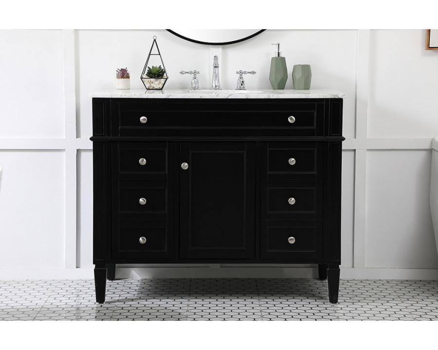 Elegant - Single Bathroom Vanity Set (PNT-VF12542)