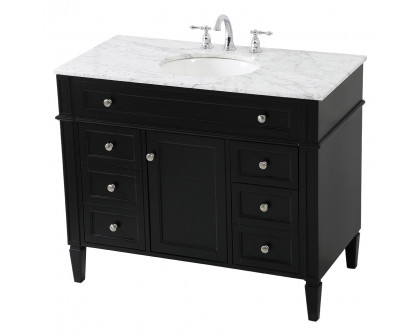 Elegant - Single Bathroom Vanity Set (PNT-VF12542)