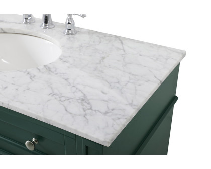 Elegant 42" Single Bathroom Vanity Set - Green (VF12542GN)