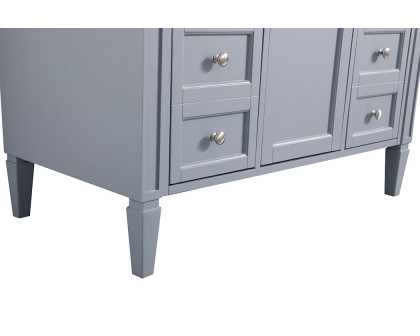 Elegant 42" Single Bathroom Vanity Set - Gray (VF12542GR)