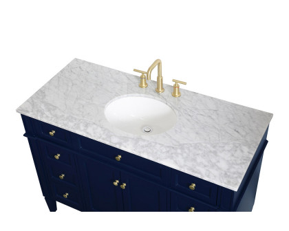 Elegant 60" Single Bathroom Vanity Set - Blue (VF12548BL)